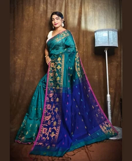 Handloom Cotton Silk Saree Derpari Style Timeless Soft Elegance