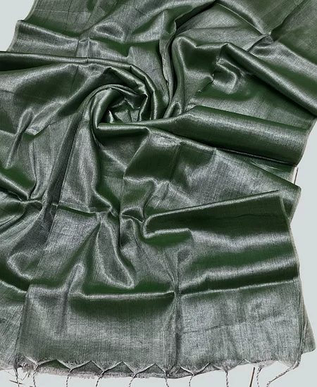 Tissue Cotton Saree Graceful Elegant Sof...