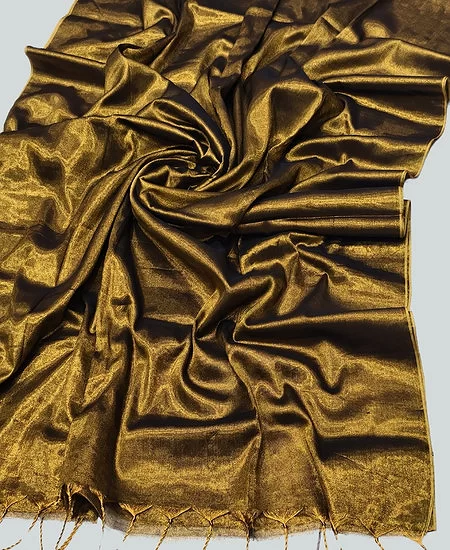 Graceful Tissue Cotton Saree with Blouse...