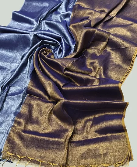 Elegant Printed Tissue Cotton Saree with...