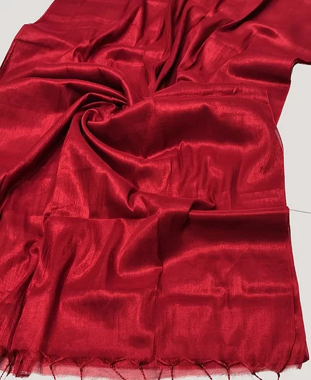 Tissue Cotton Saree with Soft Weave & Bl...