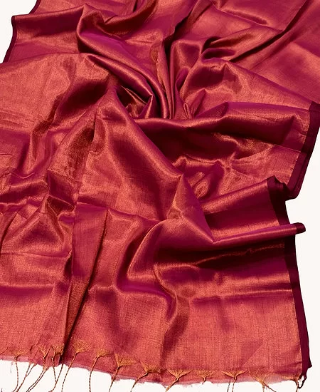 Tissue Cotton Saree with Classic Comfort...