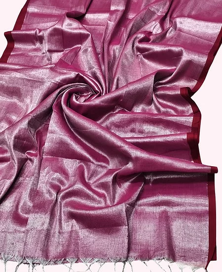 Tissue Cotton Saree with Refined Simple...