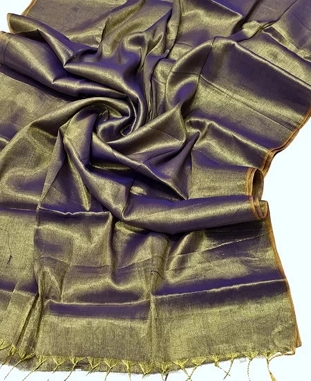 Tissue Cotton Saree with Elegant Comfort...