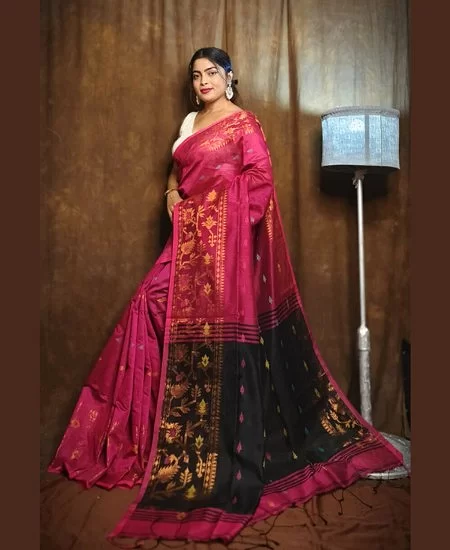 Handloom Cotton Silk Saree Derpari Style...
