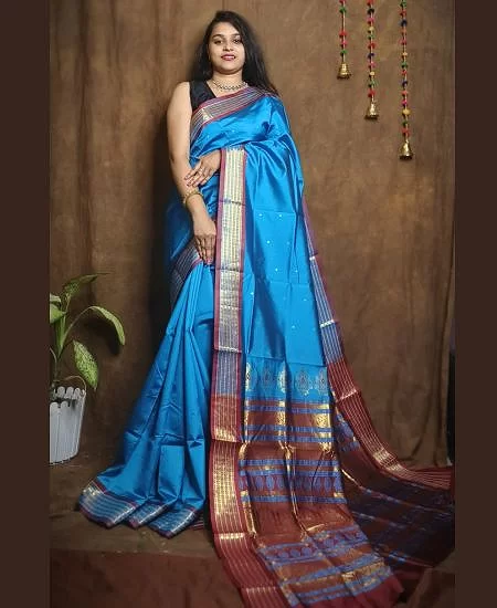 Bomkai Silk Saree Rich Traditional Weave...