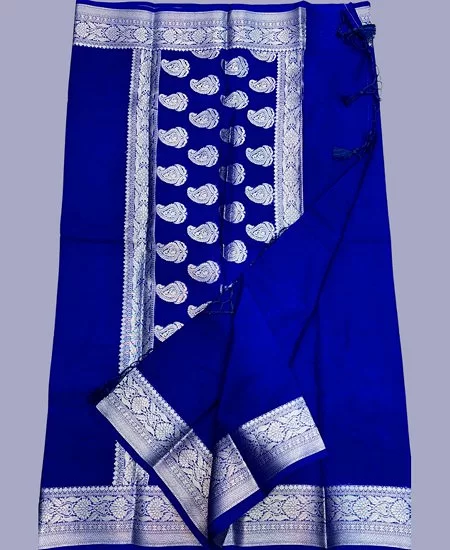 Warm Silk Saree with Full Zari Weaving a...