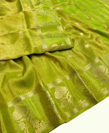 Premium Tissue Banarasi Saree with Rich...