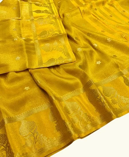 Premium Tissue Banarasi Saree with Elega...