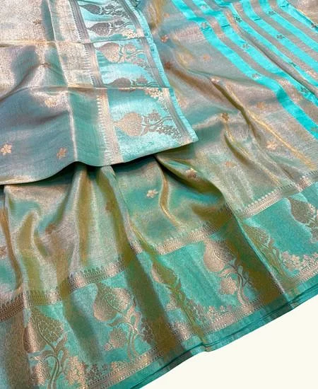 Premium Tissue Banarasi Saree with Royal...