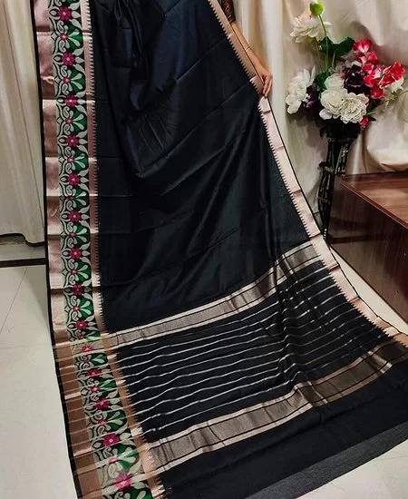 Classic Monipuri Silk Saree with Running Blouse Piece