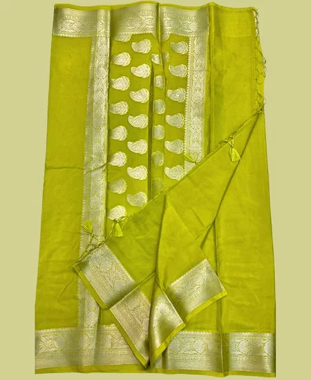 Elegant Warm Silk Saree with Full Zari Weaving