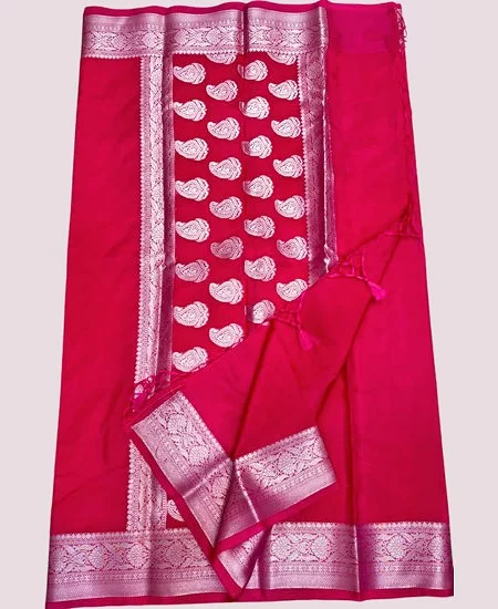 Warm Silk Saree with Rich Zari Weaving Elegant Shine