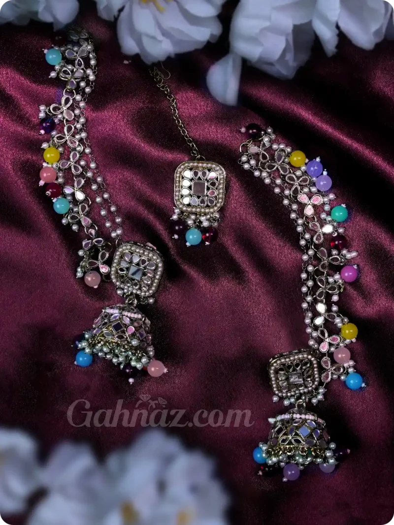 Kundan Stone Earrings Set for Special Oc...