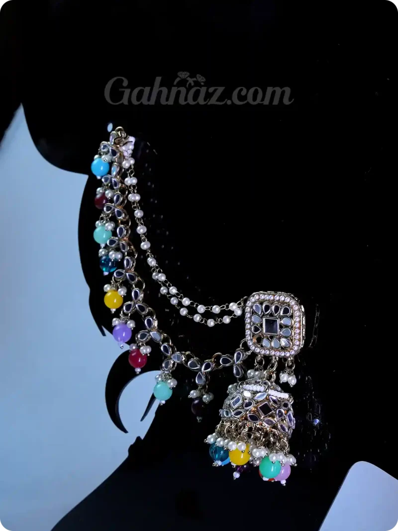 Kundan Stone Earrings Set for Special Occasion