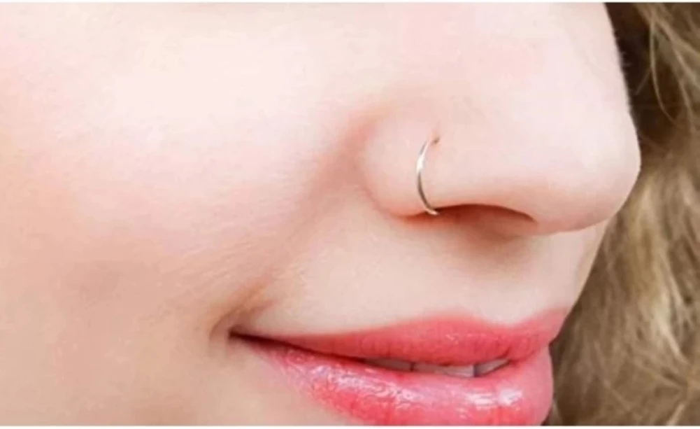Moonbeam Nose Ring SILVER Nose RING For...