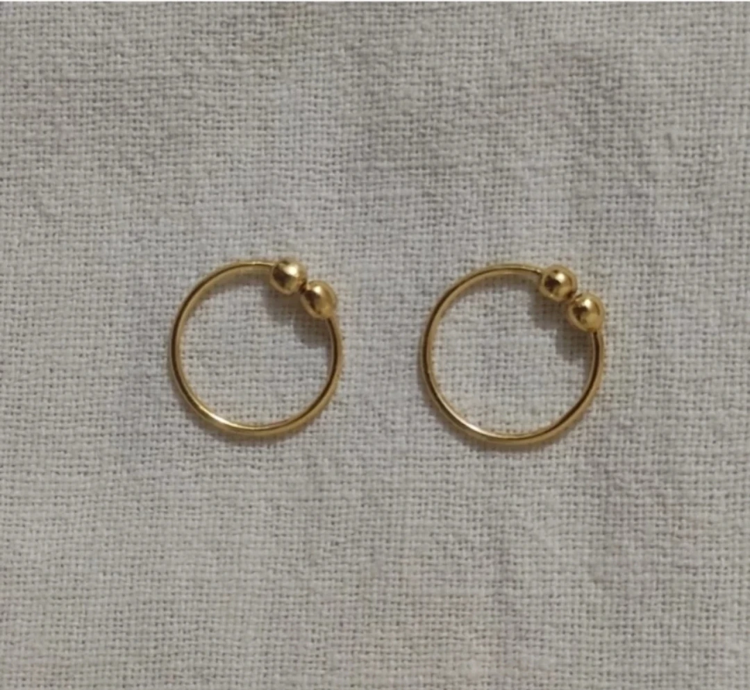 Nose RING GOLD BOLL For Women & Girl GOL...