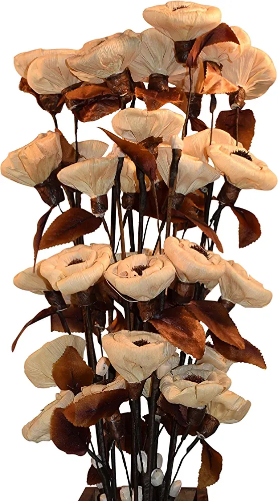 Artificial Dry Rose Flowers Decorative H...