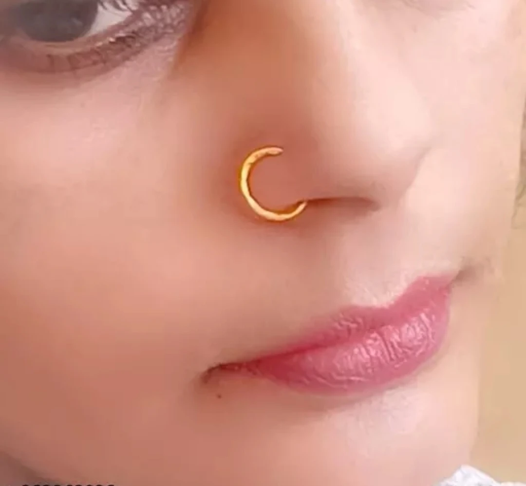 Nose RING For Women & Girl GOLD PLATED PACK OF 1