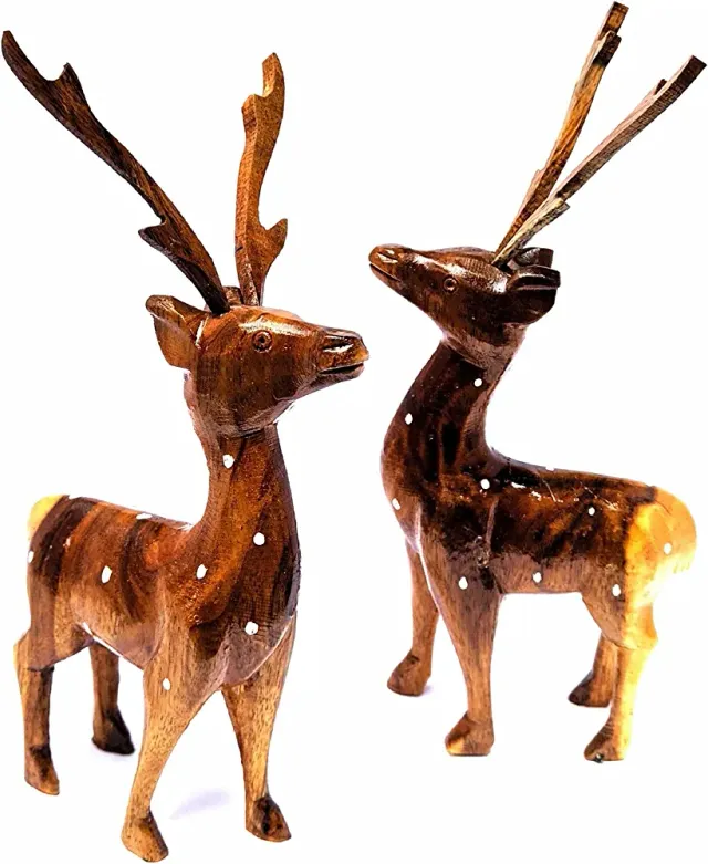 Wooden Animal Handicrafts Decorative Wood Craft