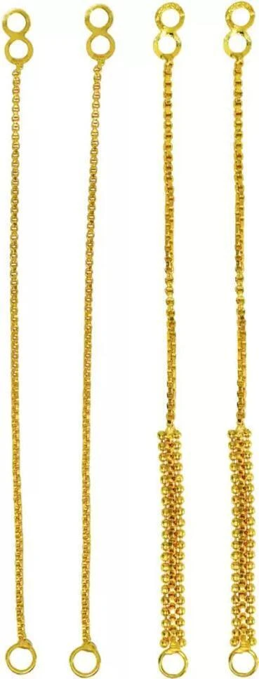 Traditional Ear Chain Gold Plated Kan Ch...