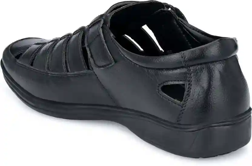 Latest Fabulous Men Sandals|Roman Sandals/Outdoor Sandal For Men's & Boys-102-Sandal-BLK