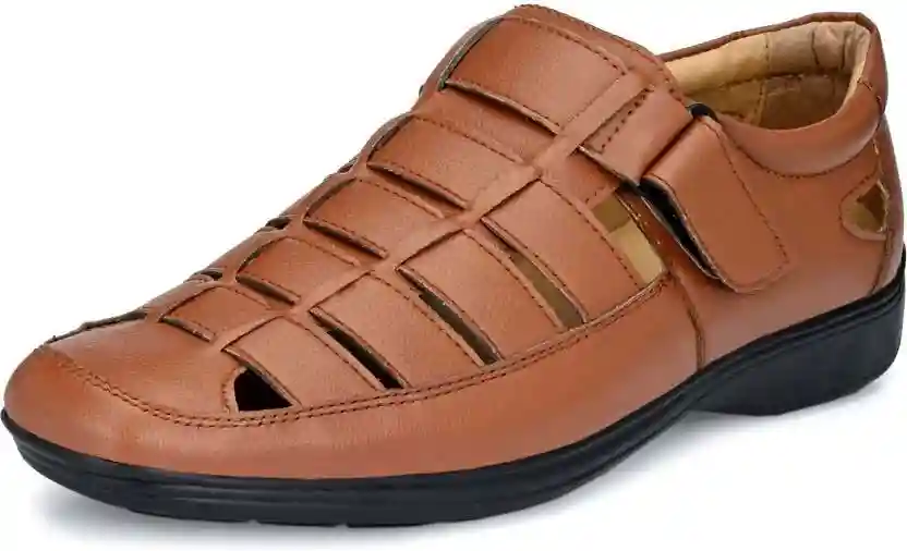 Latest Fabulous Men Sandals|Roman Sandals/Outdoor Sandal For Men's & Boys-104-Sandal-TAN