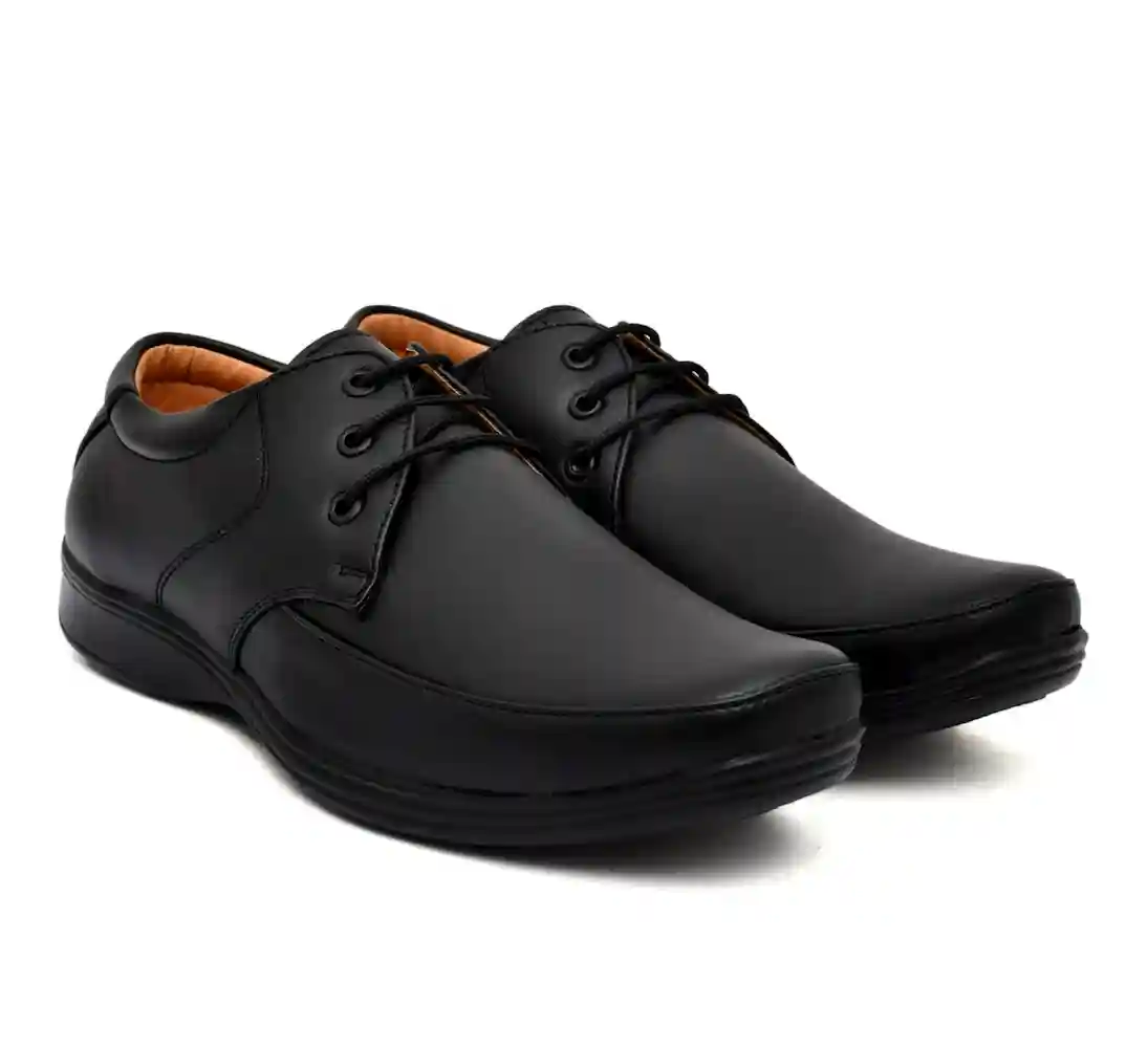 Latest Fashionable Men Formal Shoes|Black Derby Shoes|Office Shoes For Men's & Boys - Black