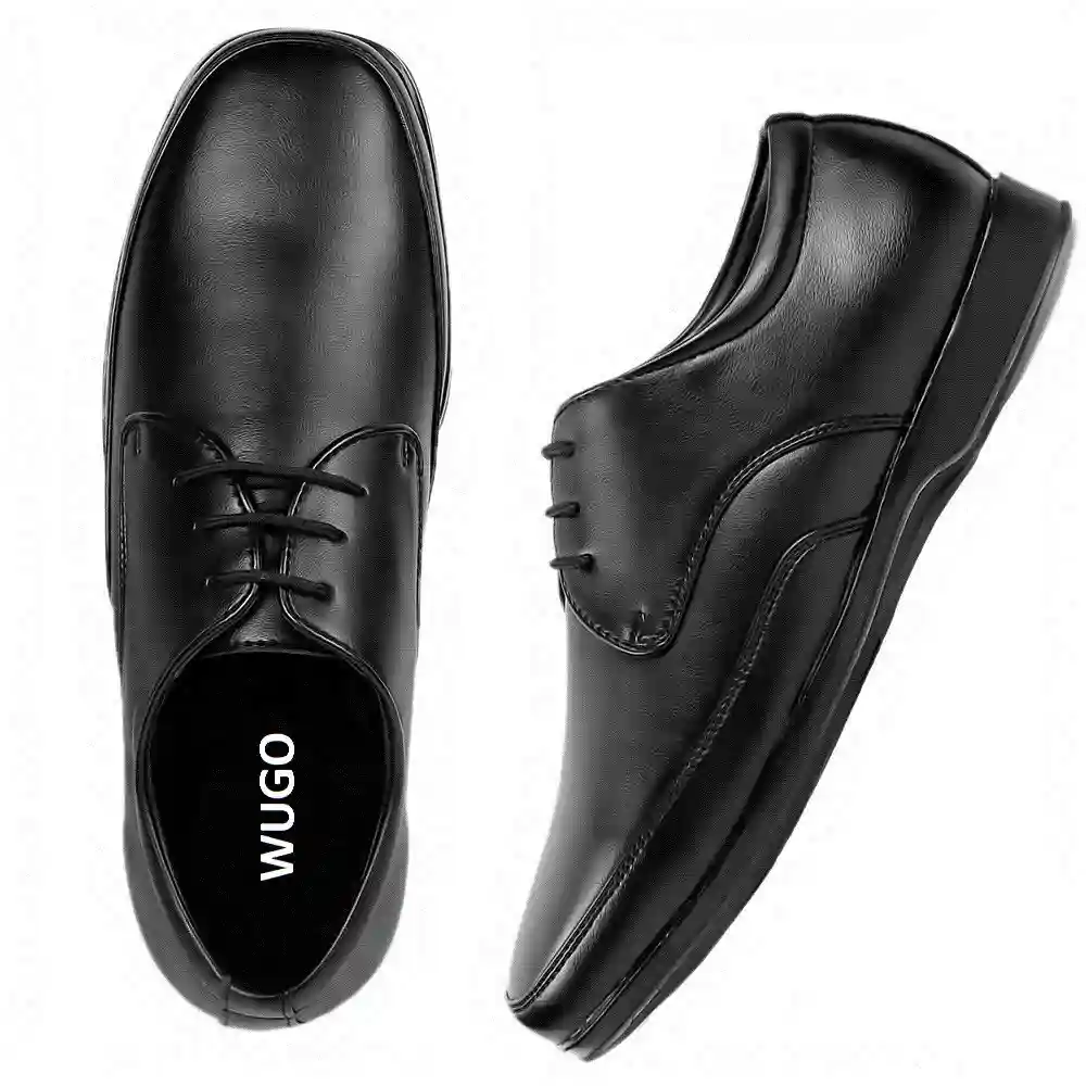 Latest Trendy Men Formal Shoes |Black Derby Shoes| Office Shoes For Men's & Boys - Black