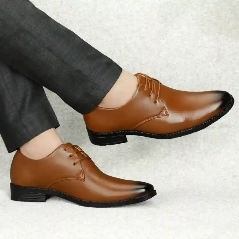 Latest Trendy Men Formal Shoes |Tan Derb...