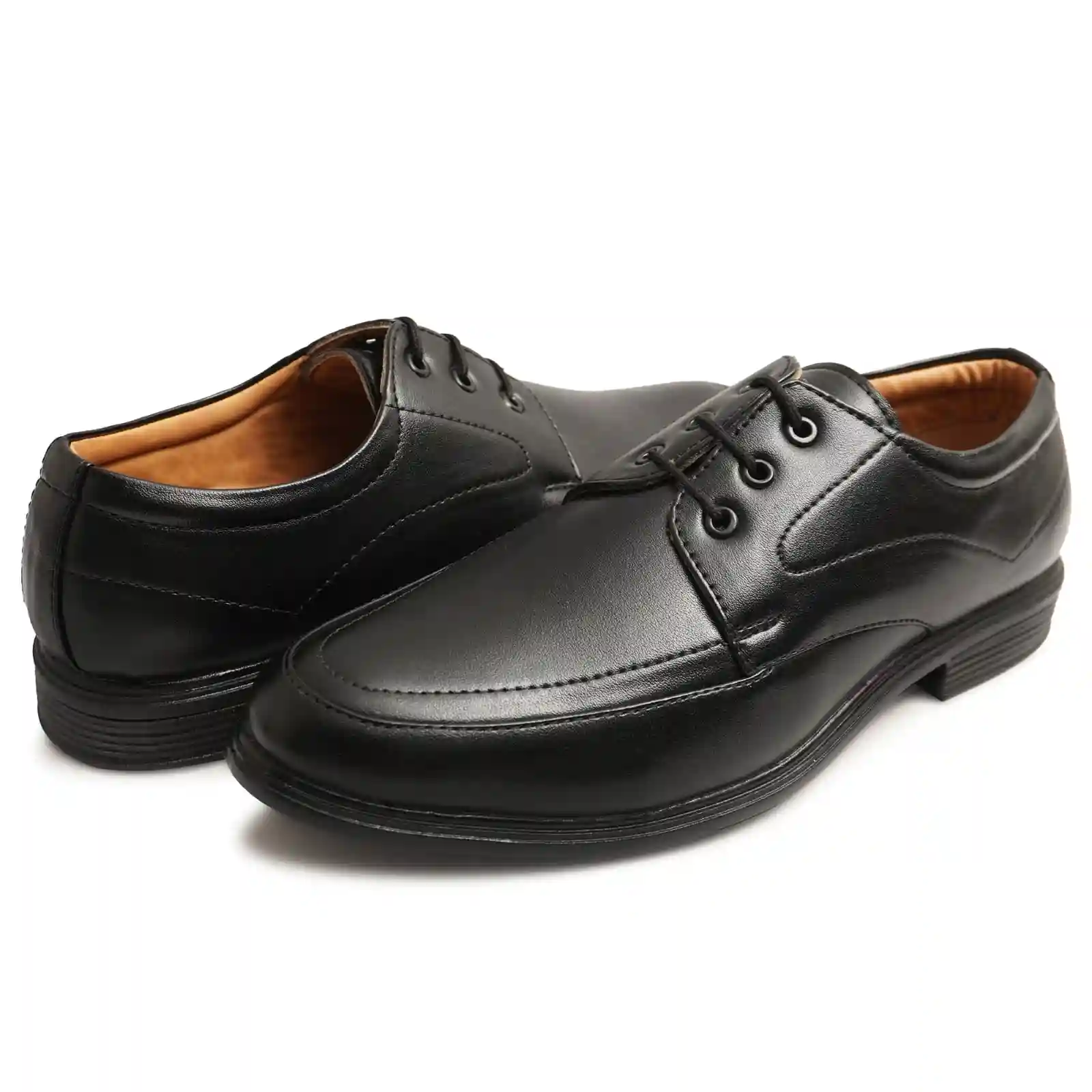 Latest Stylish Men Formal Shoes|Black Derby Shoes|Office Shoes For Men's & Boys - Black