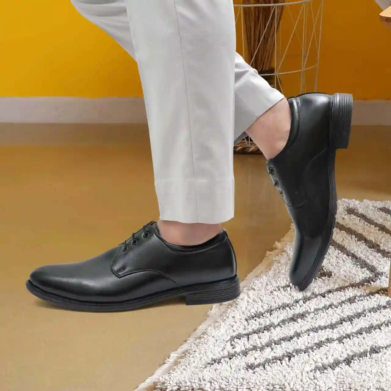 Latest Stylish Men Formal Shoes|Black De...