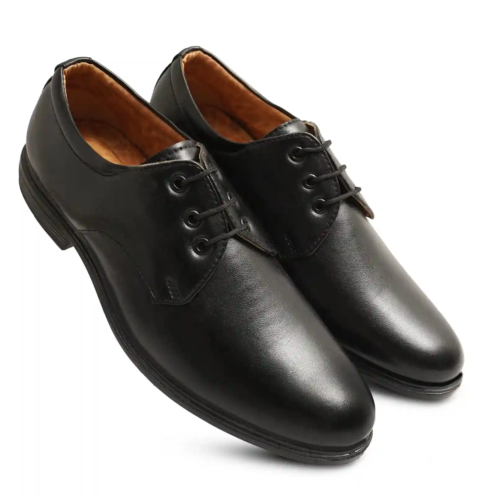 Latest Stylish Men Formal Shoes|Black Derby Shoes|Office Shoes For Men's & Boys - Black