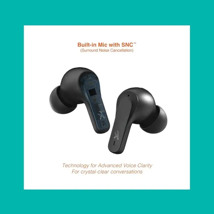 Fingers EarTunes-5 True Wireless Earbuds Matte Black