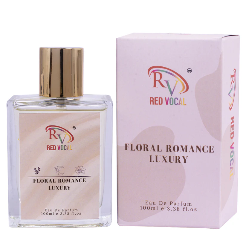 Red Vocal Floral Romance Eau De Parfum 100ml – Elegant Women’s Perfume Inspired by Gucci Flora Gorgeous Jasmine