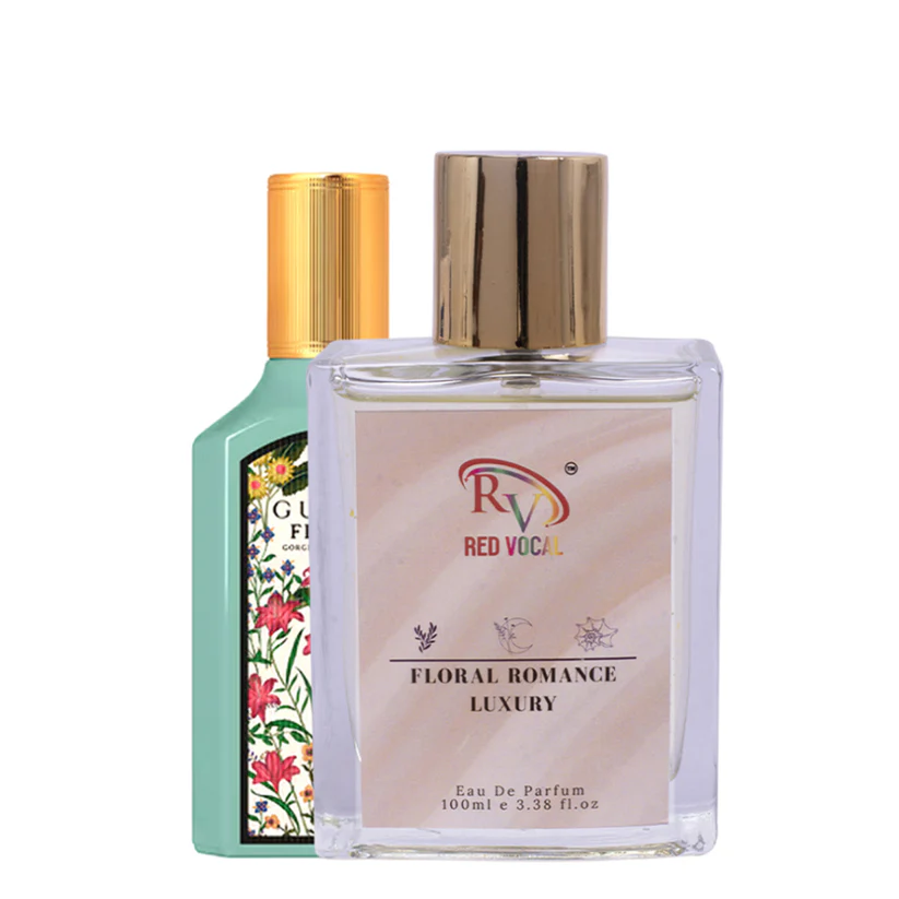 Red Vocal Floral Romance Eau De Parfum 100ml – Elegant Women’s Perfume Inspired by Gucci Flora Gorgeous Jasmine