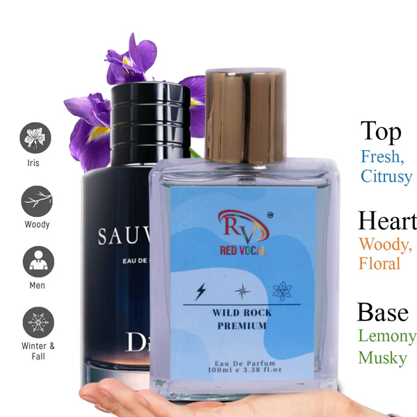 Fresh spicy men perfume inspired by Dior Sauvage long lasting