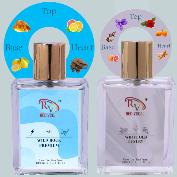 Wild Rock and White Oud unisex perfume combo with rich aroma
