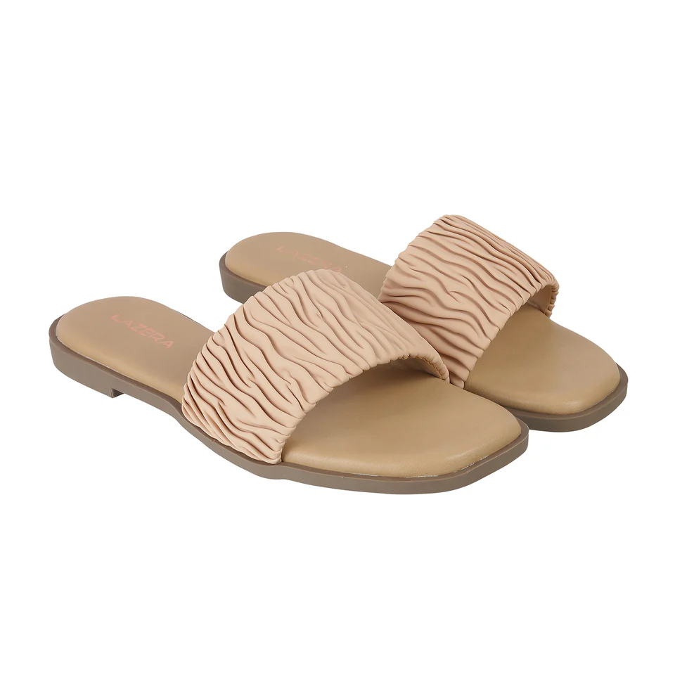 Women’s Ruched Slide Sandals