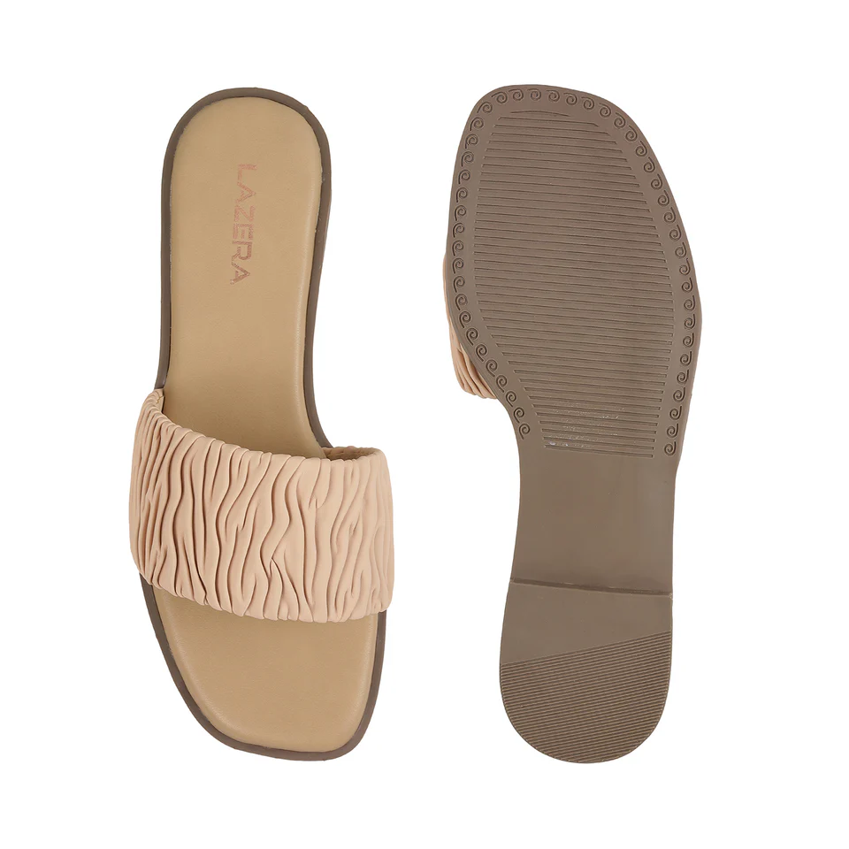 Women’s Ruched Slide Sandals