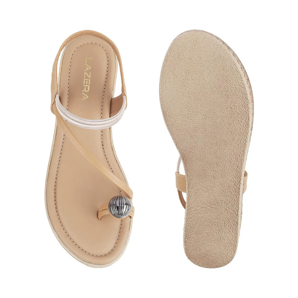 Elegant T-Strap Wedge Sandals