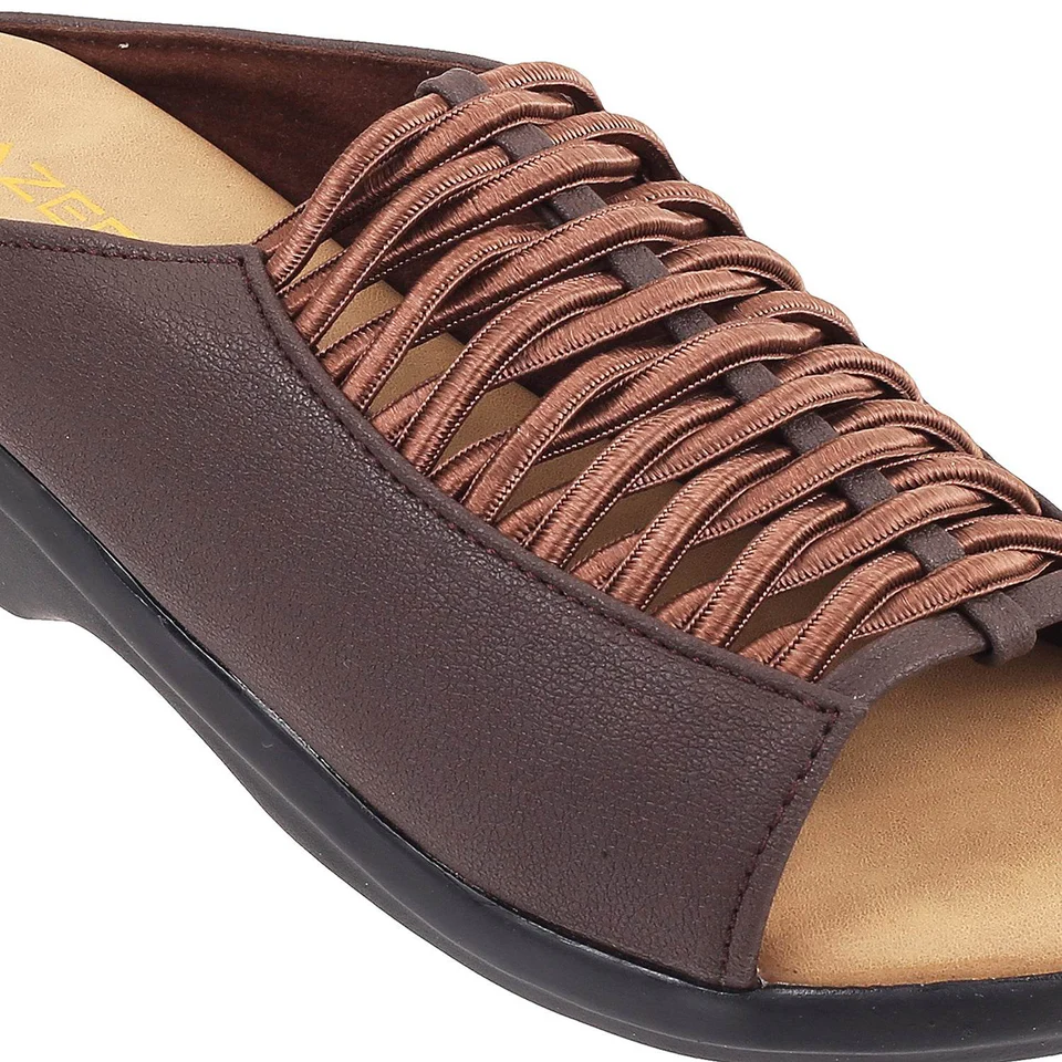 Women's Woven Slip-On Wedge Sandals