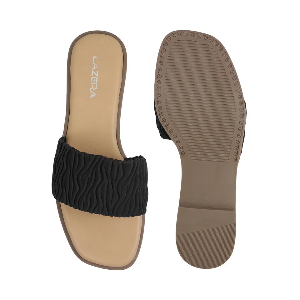 Women’s Ruched Slide Sandals