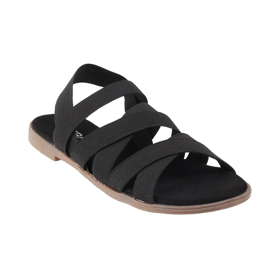 Cross-Strap Flat Sandals