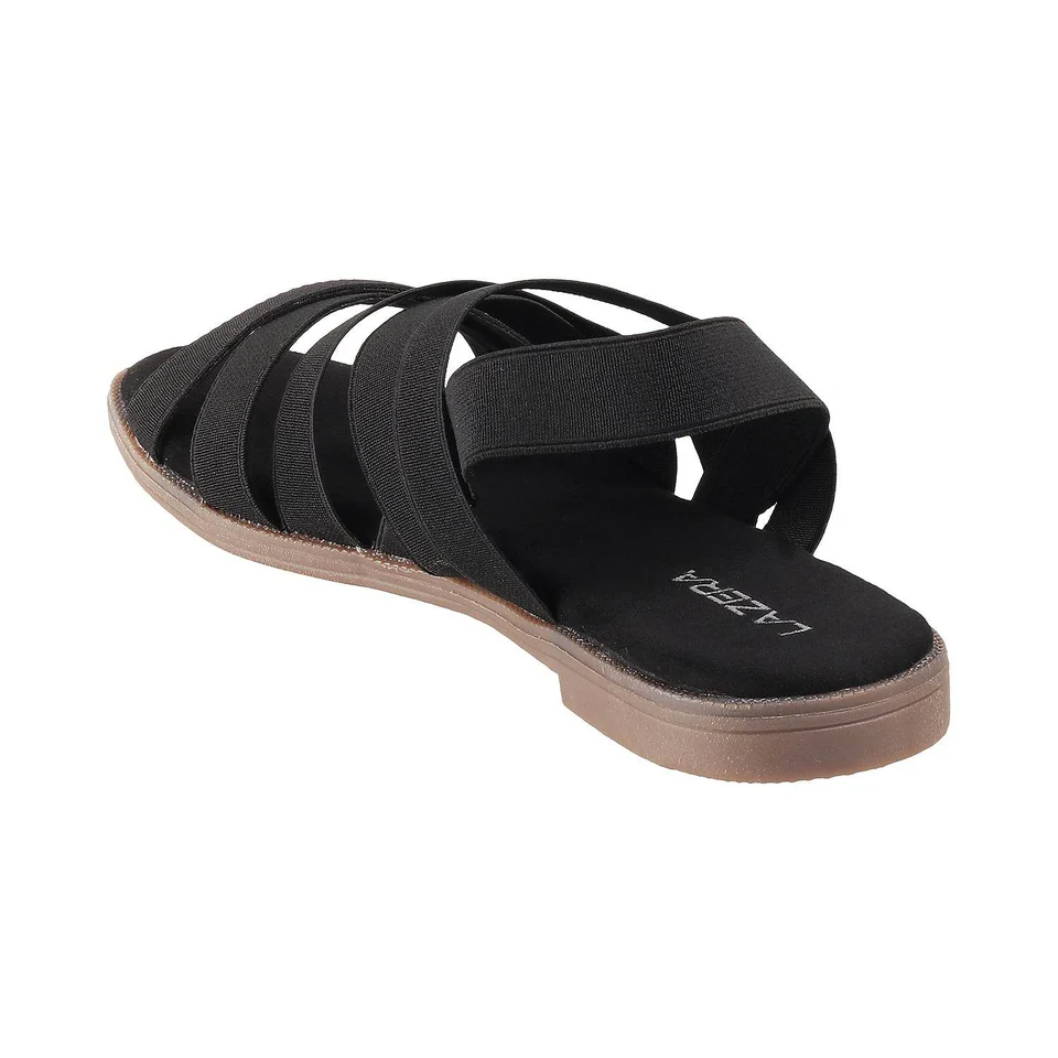 Cross-Strap Flat Sandals