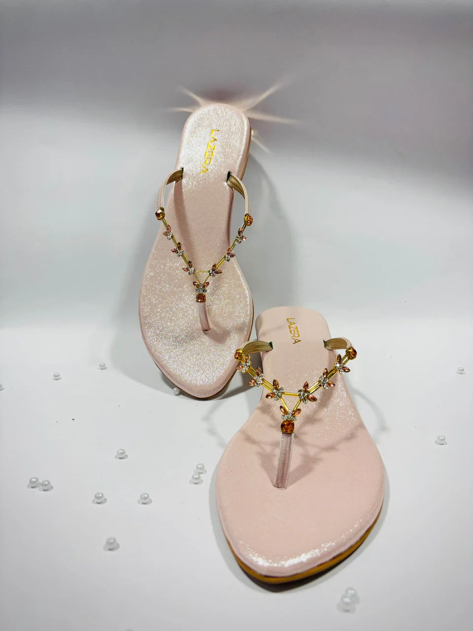 Dazzle Flat Party Chappal