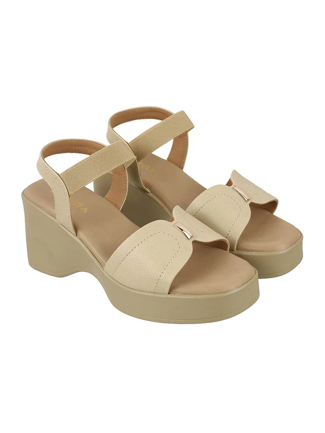 Mid-Heel Platform Sandals