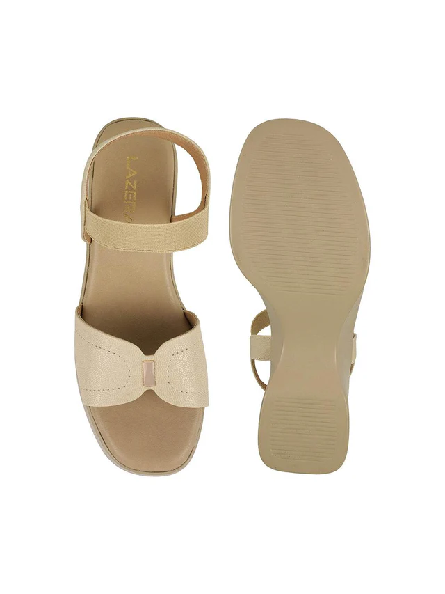 Mid-Heel Platform Sandals