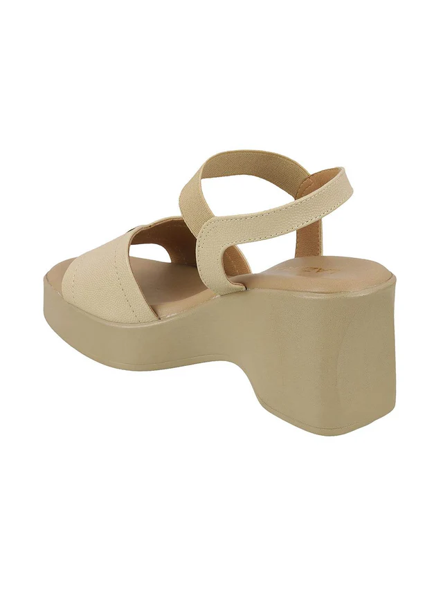 Mid-Heel Platform Sandals