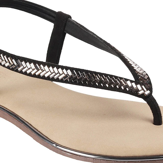 Embellished Flat Sandals